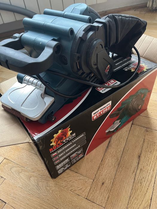 szlifierka taśmowa do drewna 2600W Weber Bull Tech BT-1282