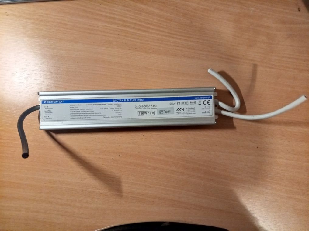Zasilacz LED 12v 12a