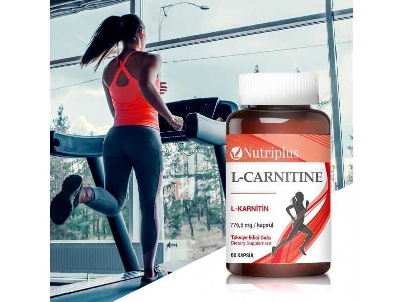 Карнитин: «L-сarnitin» Nutriplus FARMASI фитнес, 60 капсул.