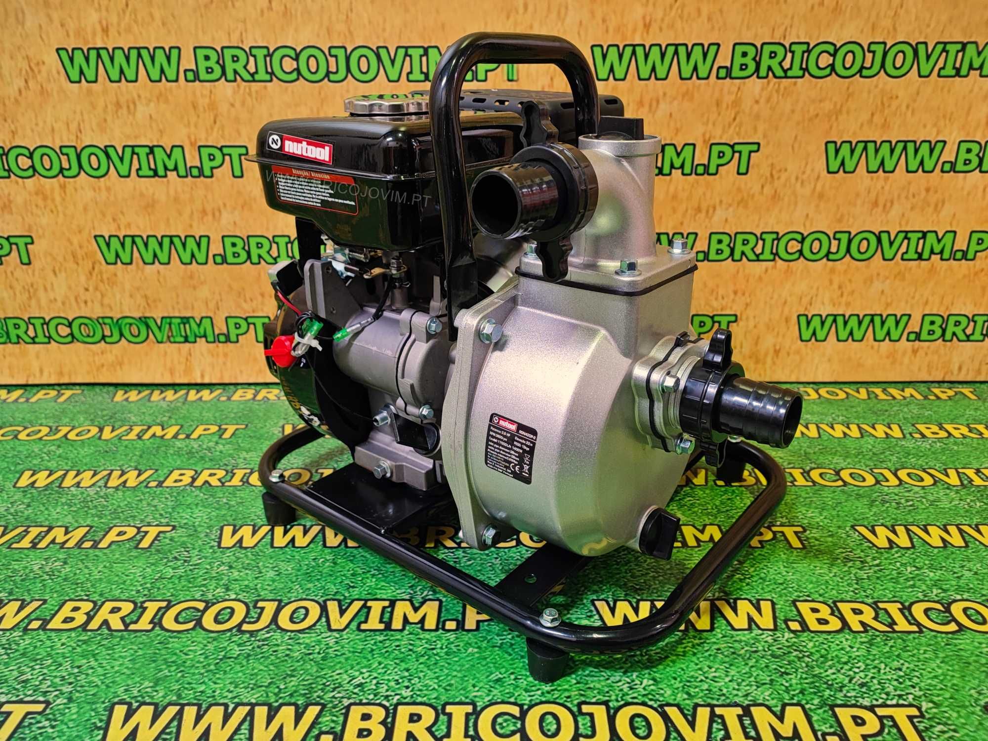 Motobomba 1.5" Polegada Gasolina Motor 4 Tempos - 2.6 Cv -Impulsão 22m