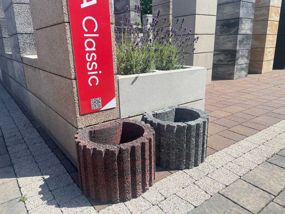 Gazon Półksiężyc donica kwiatowa betonowa kwietnik