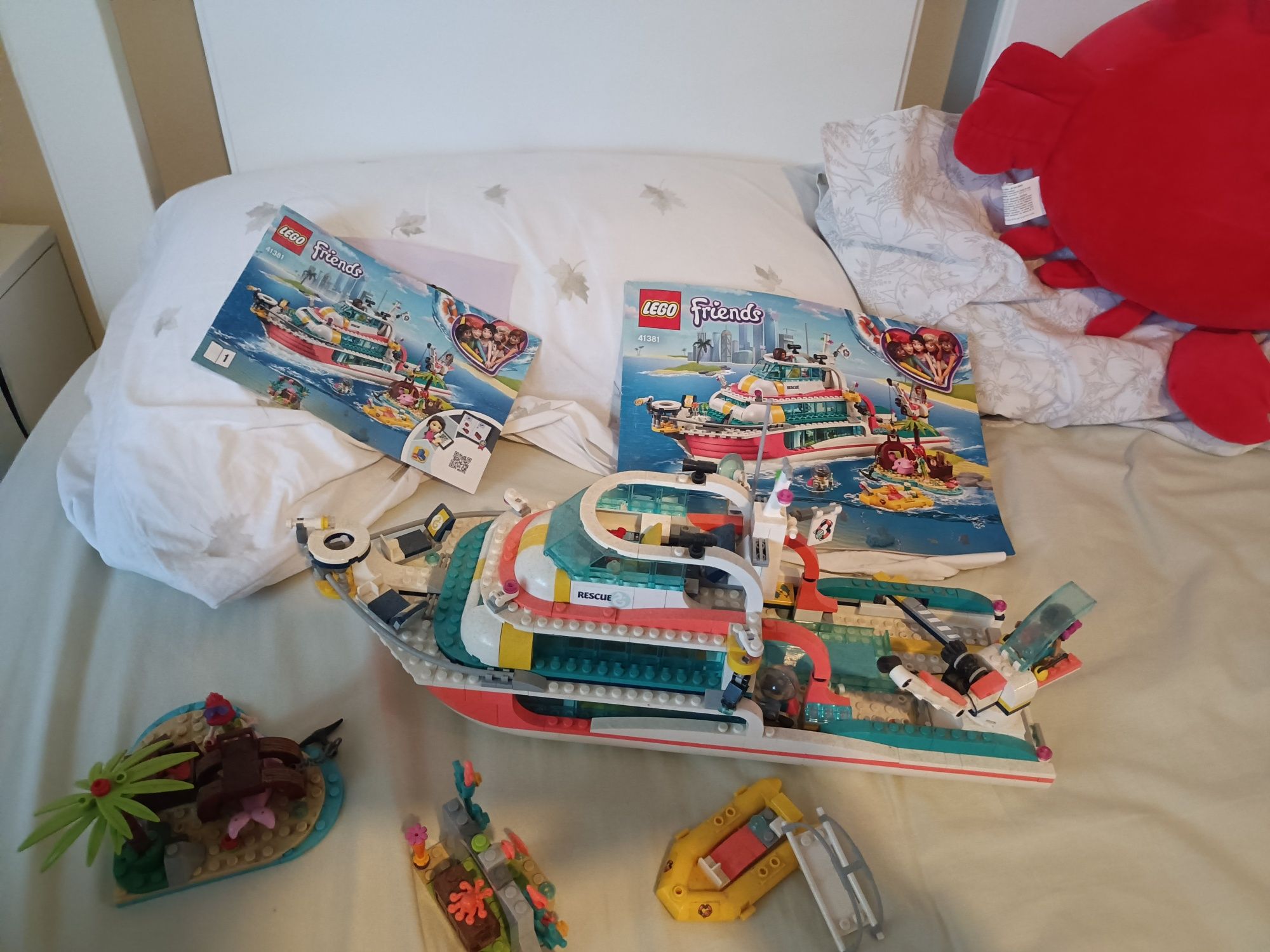 Lego friends barco salvamento