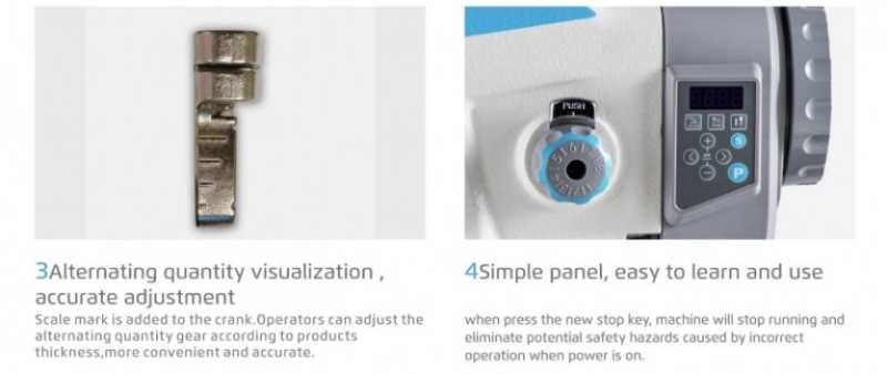 Jack H2-CZ-12 Пром.шв.машина з подв.просуванням та довж.ст. 12мм (б/в)