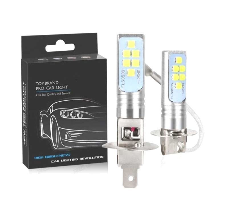 KIT CONJUNTO LÂMPADAS CREE LED H3 5600K TIPO XENON