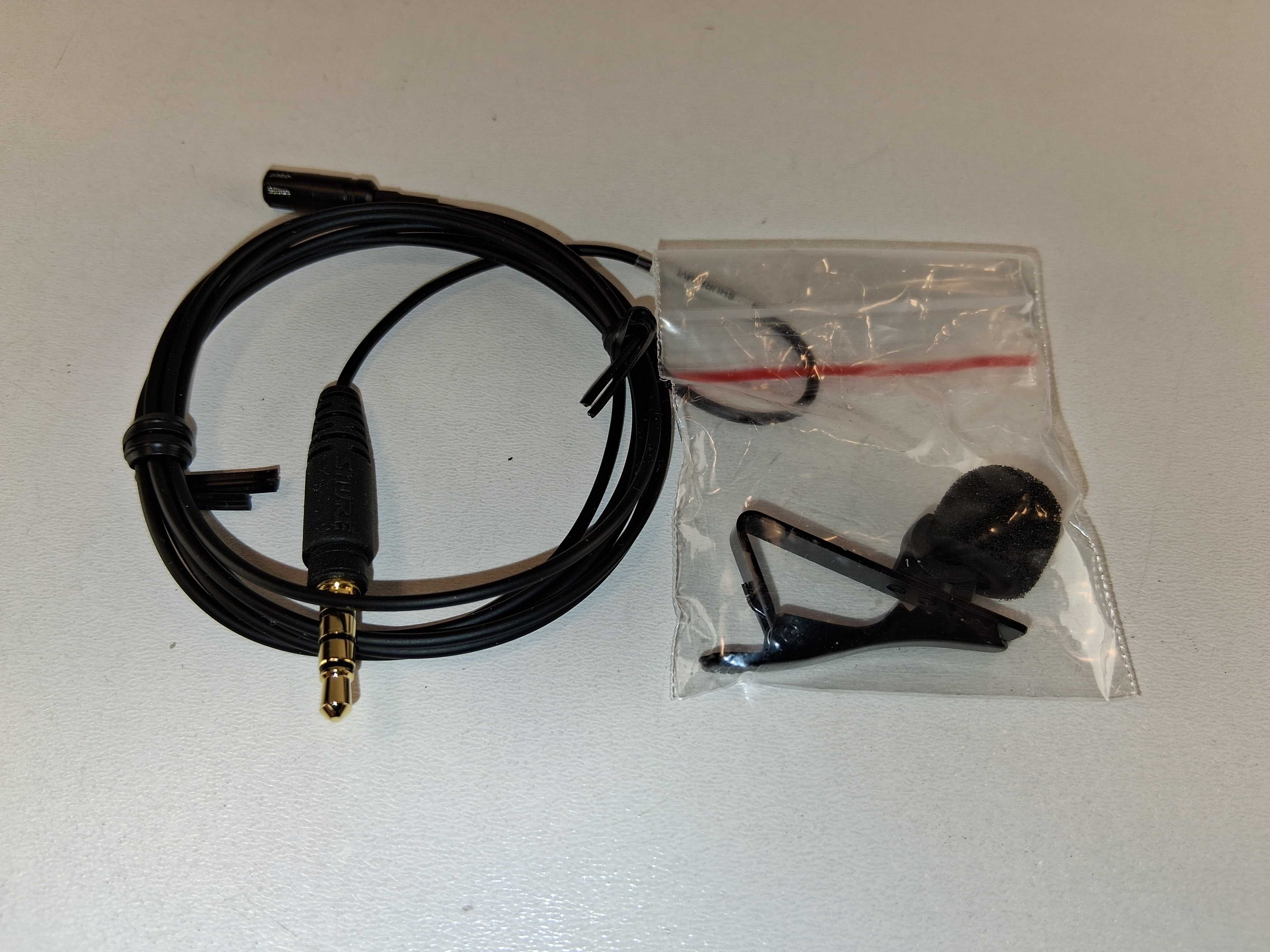 C038 Mikrofon Krawatowy Shure MVL Clip-On 3.5mm Do Vlogowania