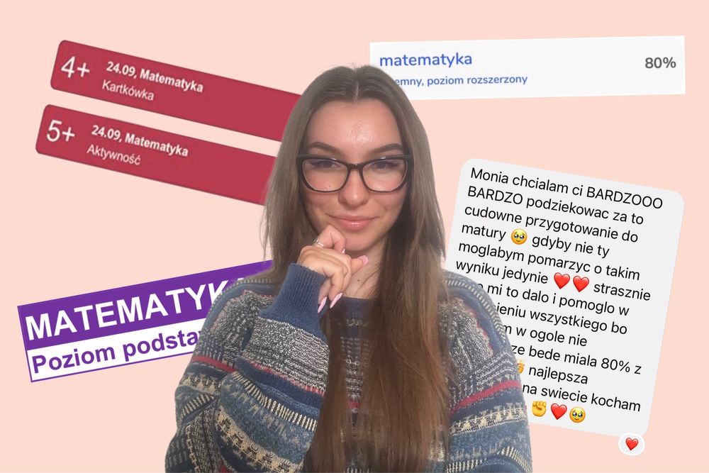 POPRAWA MATURY/KLASY z MATEMATYKI ze studentką matematyki