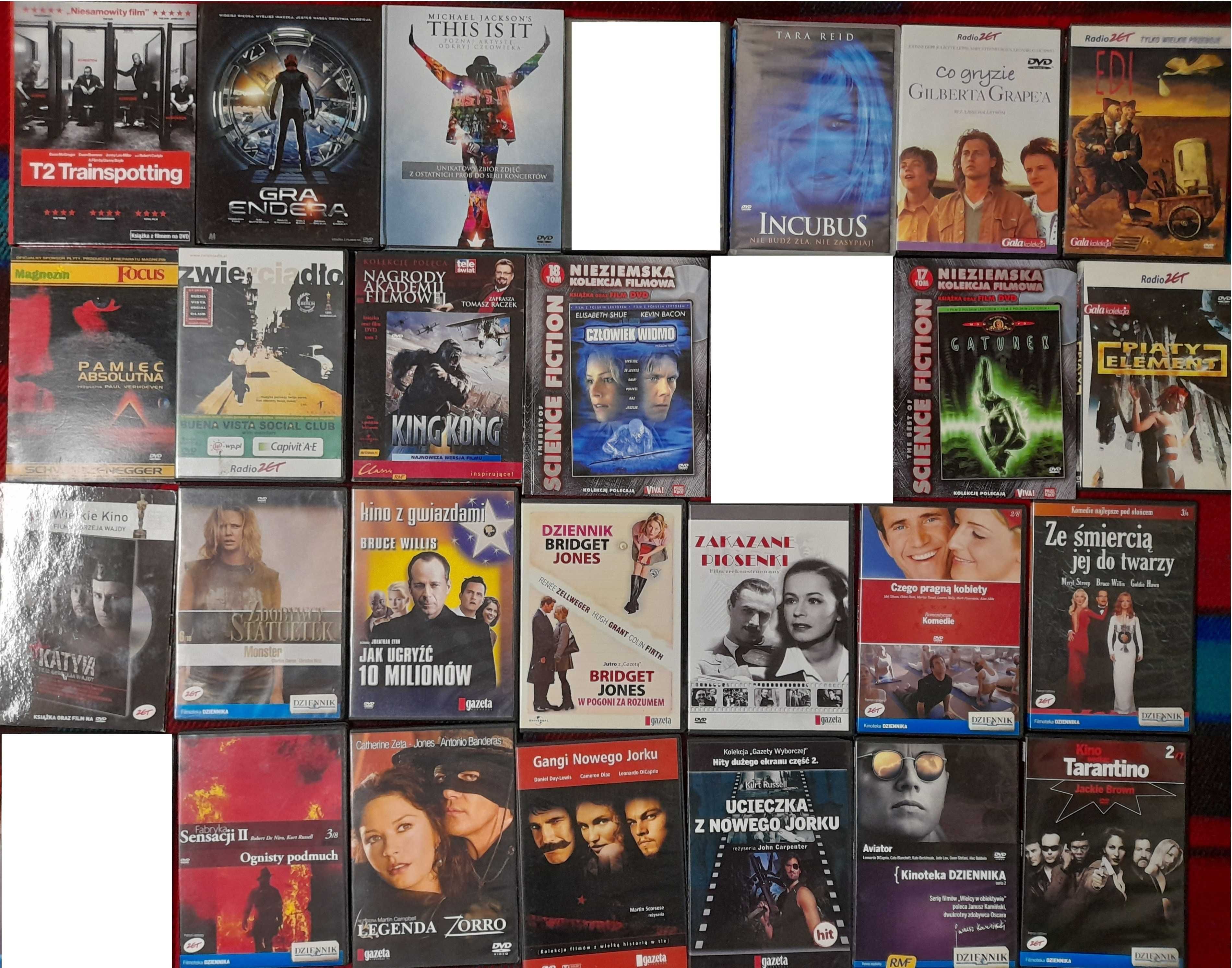 Filmy DVD polskie, zagraniczne