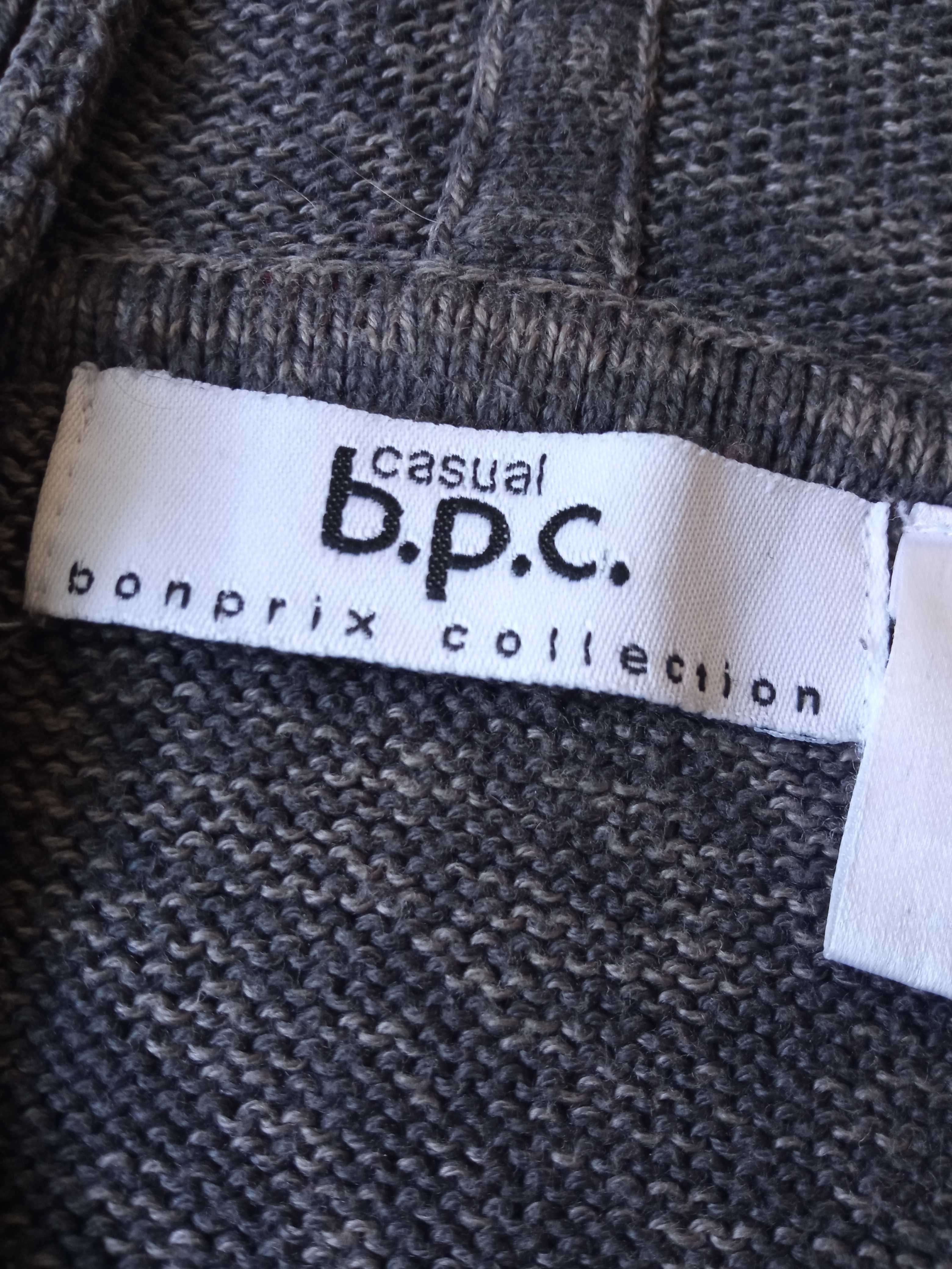 Bonprix ciepły damski sweter bluza bawełna r 44/46