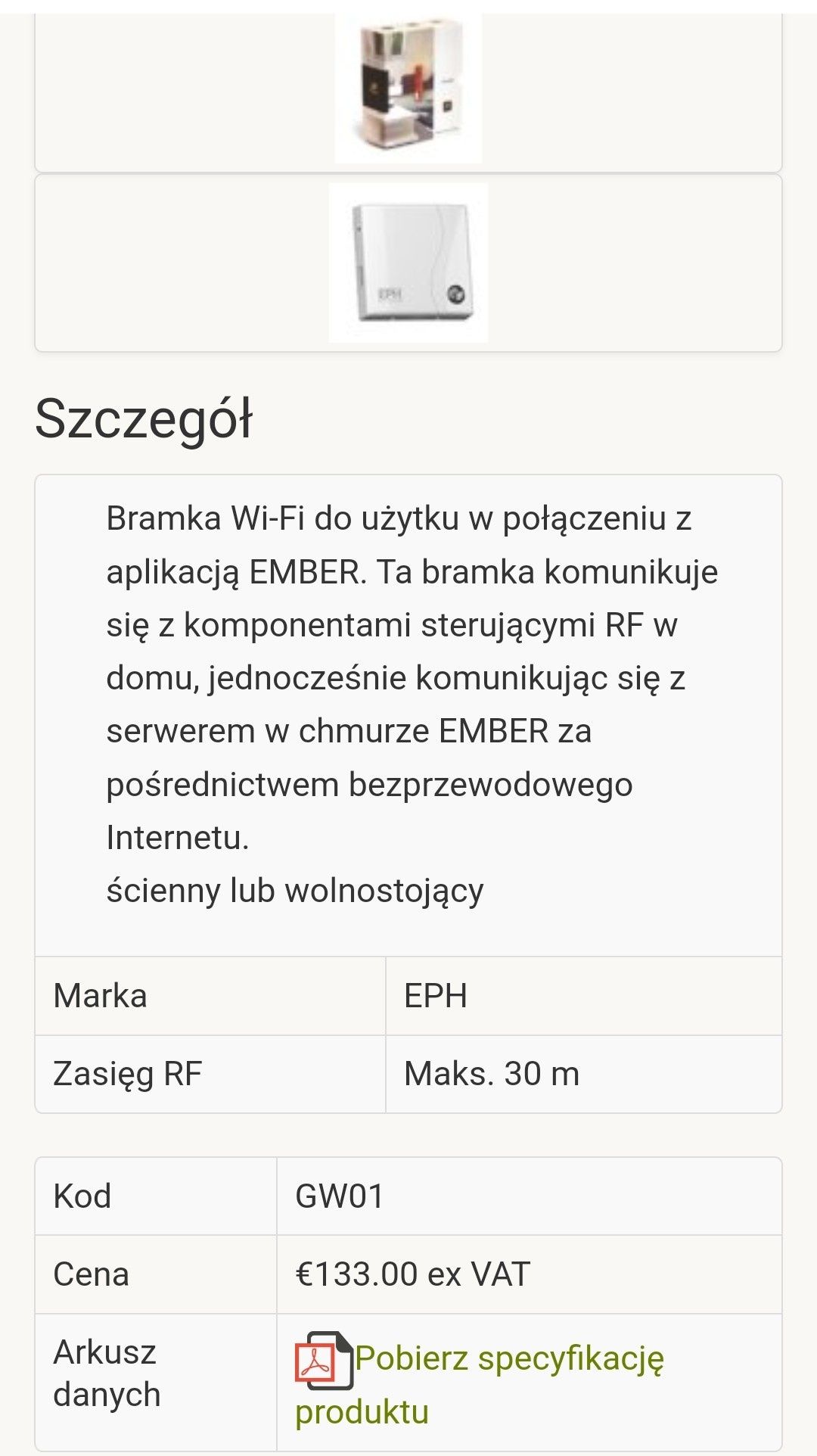 Bramka wi-fi EPH