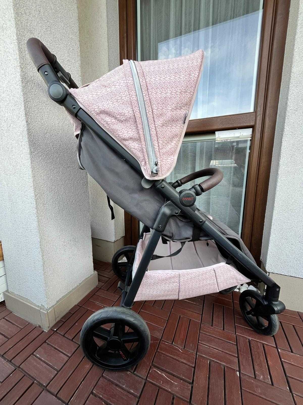 Wózek spacerowy MAST M4 Swiss Design - używany, stan bardzo dobry.