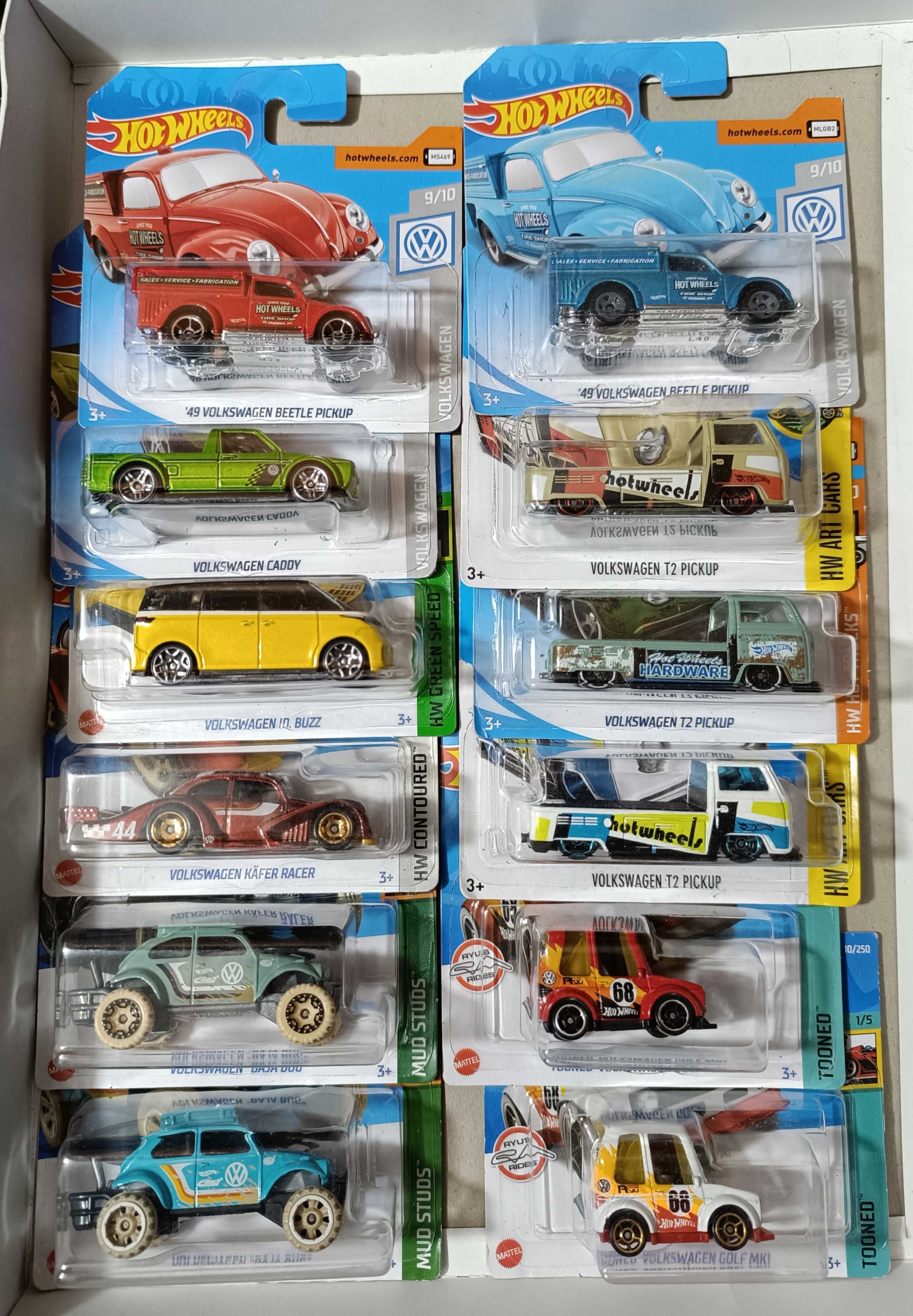 Hot Wheels T1 & Kool Kombis & Volkswagen Diversas