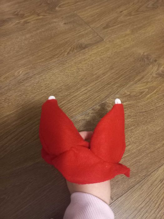 Świąteczne nauszniki dla hobby horse A4