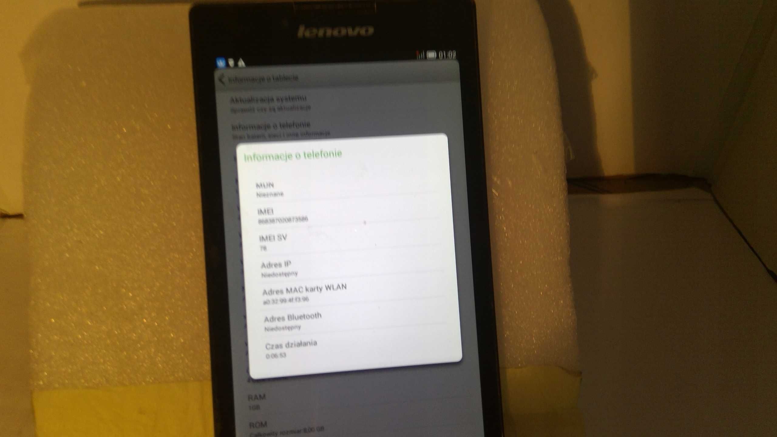 Tablet Lenovo TAB2 A7-30D 7" nr1263