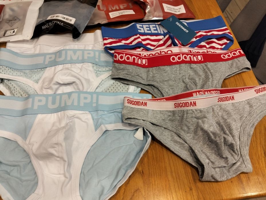 Slipy męskie 9 par pump okazja