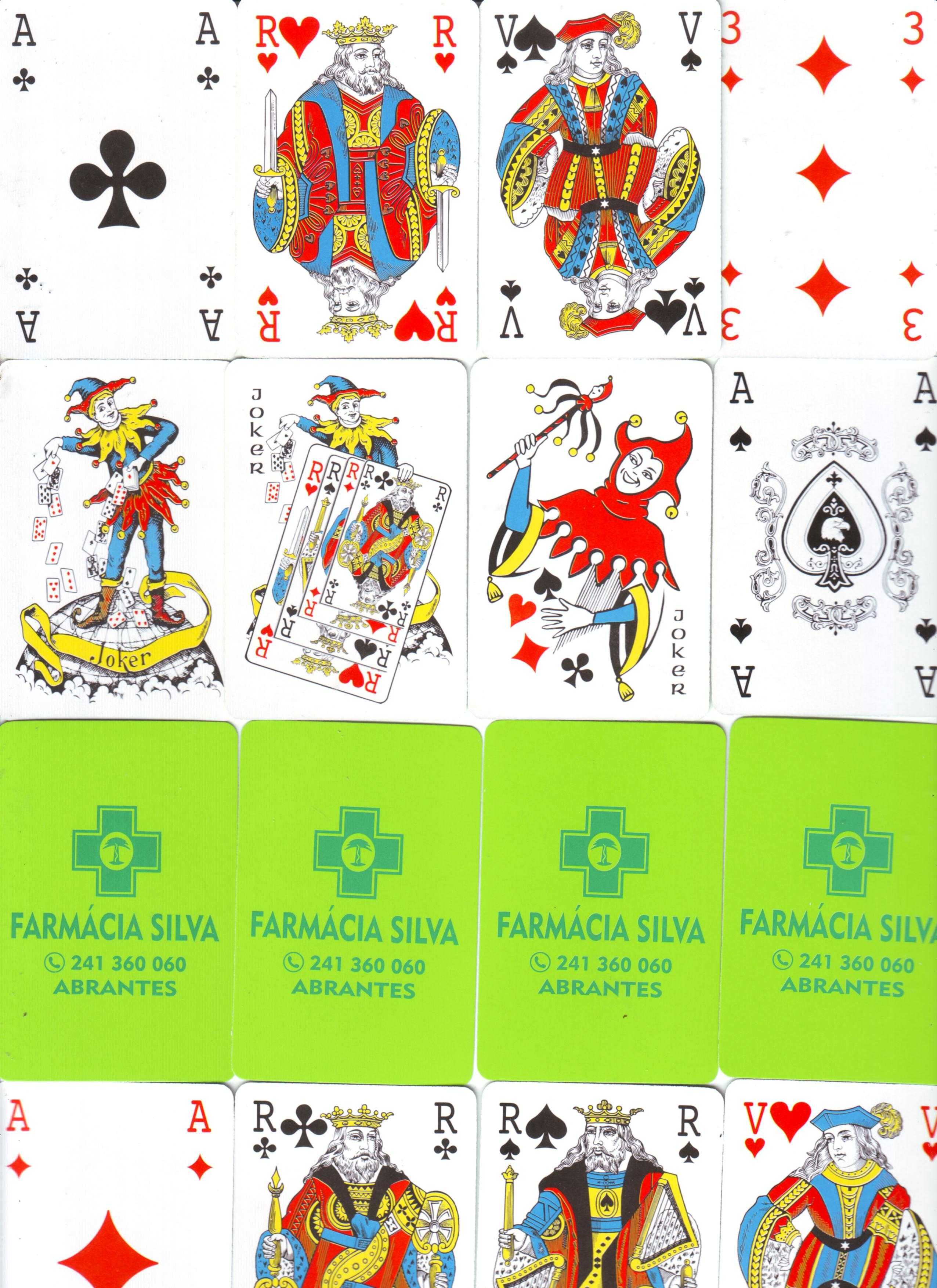 Baralho de cartas Farmácia Silva Abrantes - escasso