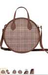 Стильна сумка Joules Fulbrook Round Tweed Bag Pink Tweed