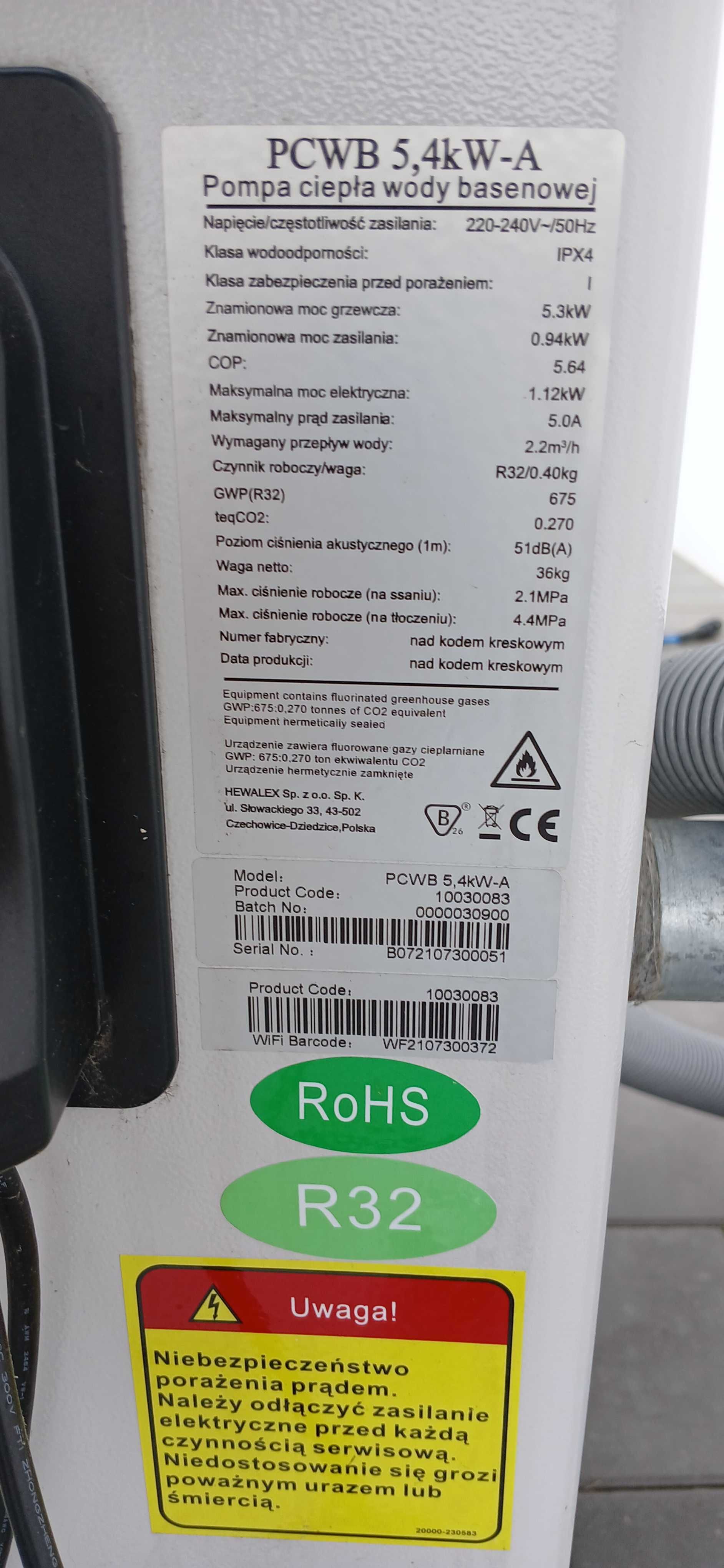 Basen 5m z pompą ciepła, filtrem piaskowym GRE i robotem – komplet