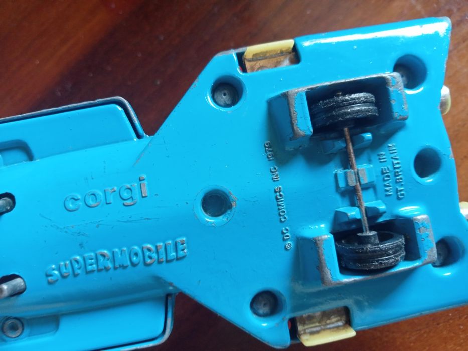 Stara zabawka Bobas na rowerku Japan Dobosz na kluczyk auto PRL Corgi