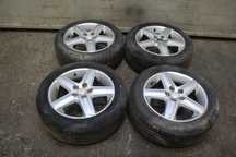 FELGI ALUMINIOWE + OPONY LETNIE 5X112 205/55R16 ET42 7J AUDI A4 B6 B7 A6 C6 SEAT SKODA VW