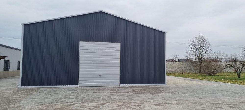 Garaze blaszaki hala 10x27 Grafit mat