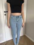 Jeansy rurki skinny 34 xs damskie