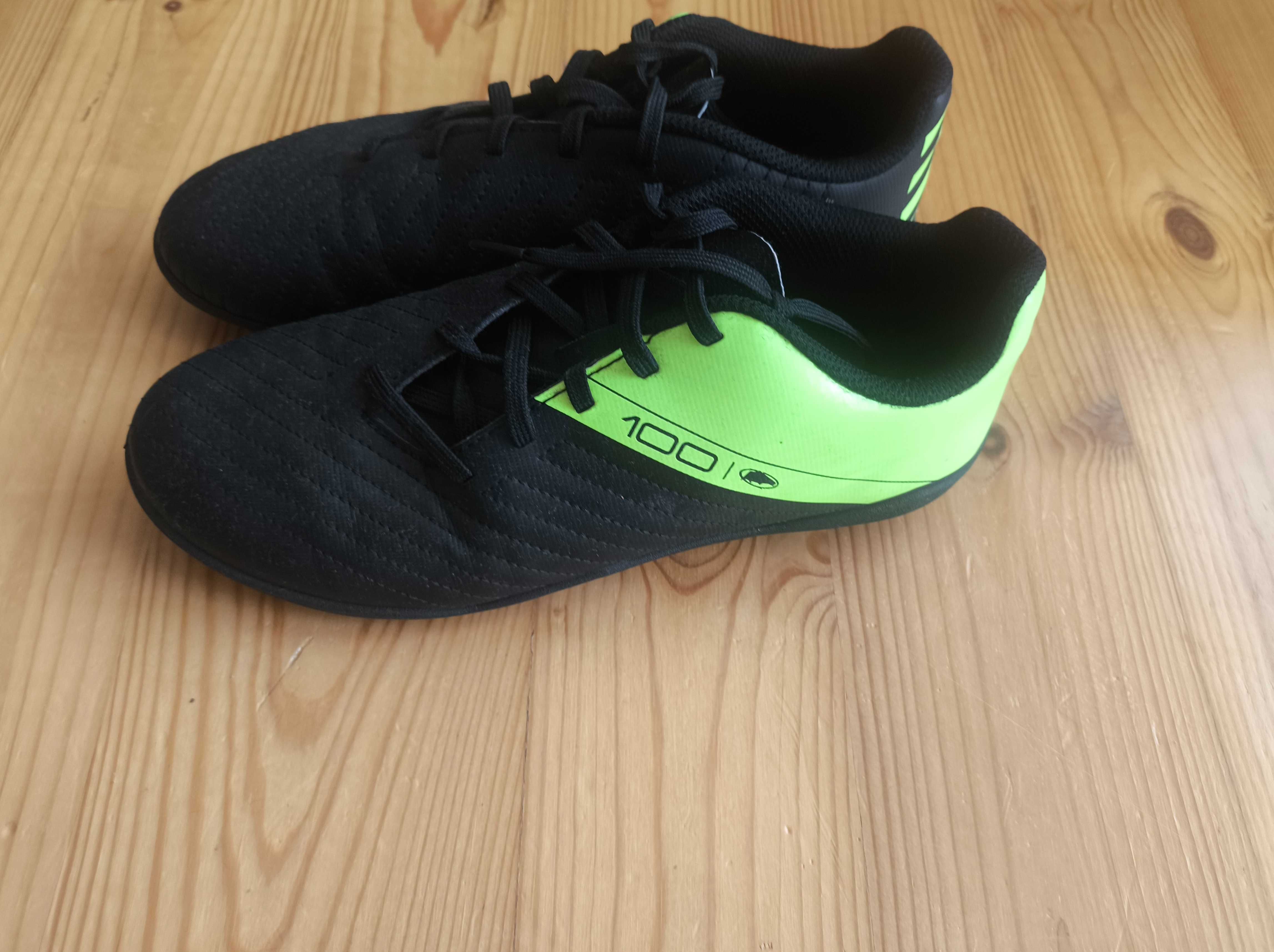 Buty do piłki nożnej dla dzieci Kipsta 100 FG sznurowane