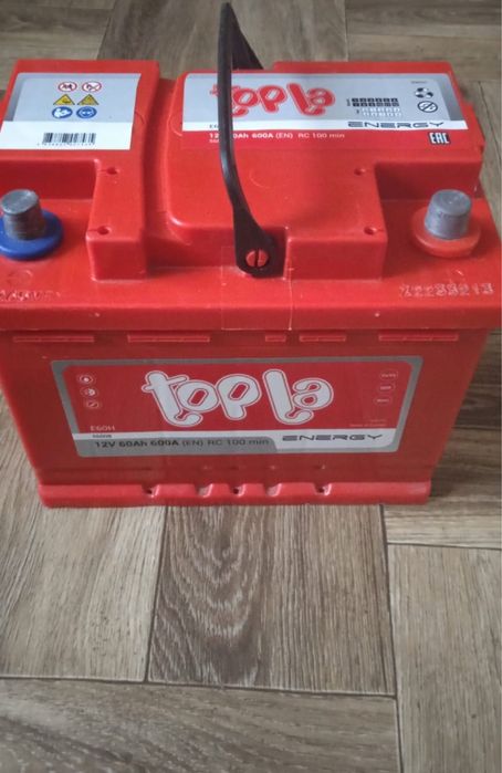 Akumulator TOPLA Energy 60Ah 600A, gwarancja stan idealny