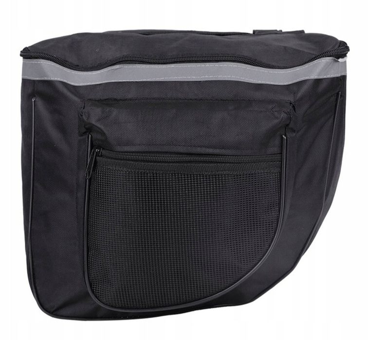 Torba rowerowa na bagażnik. Cztery komory na zamek