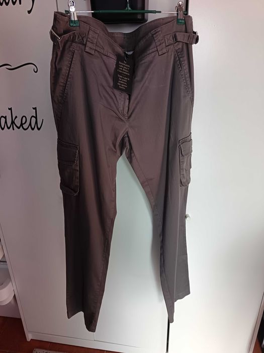 Calças cargo como novas