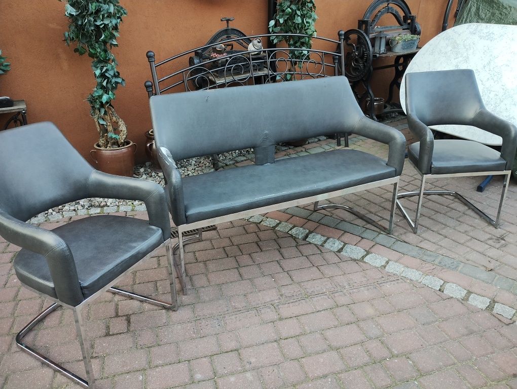 Sofa z fotelami zestaw