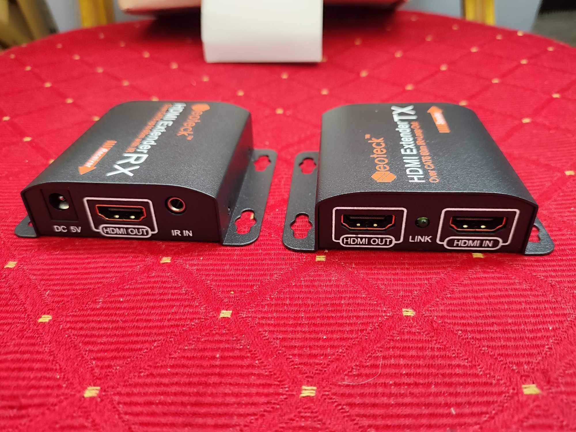 Neoteck Przedłużacz HDMI Extender RJ45 NTK014 CAT6 Cat7
