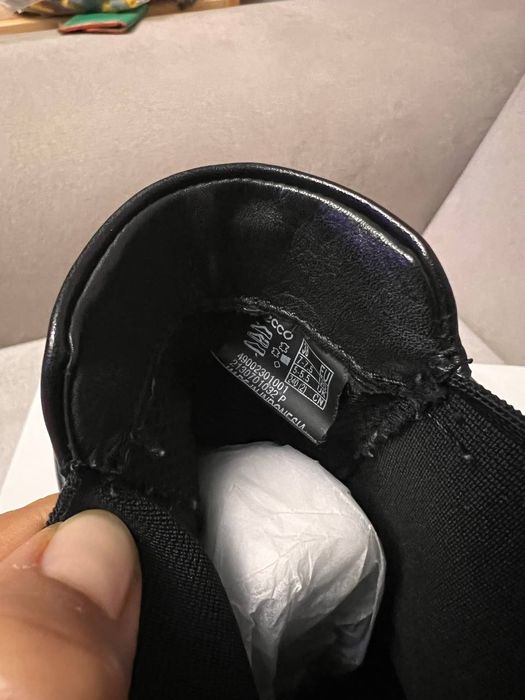 Черевики жіночі Челсі шкіряні Ecco 38 розмір устілка 25 см стан нових