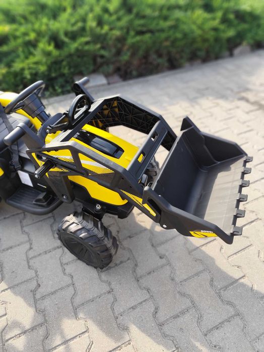 Wielki traktor-koparka na akumulator 24V z przyczepką – 720‑T  2–5 lat