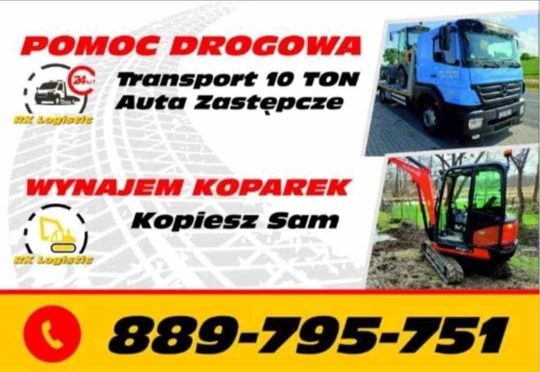 Wynajem koparki koparka Kubota Bobcat JCB Takeuchi KOPIESZ SAM!!!
