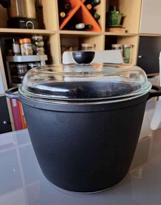 Panela 6 litros com tampa de vidro