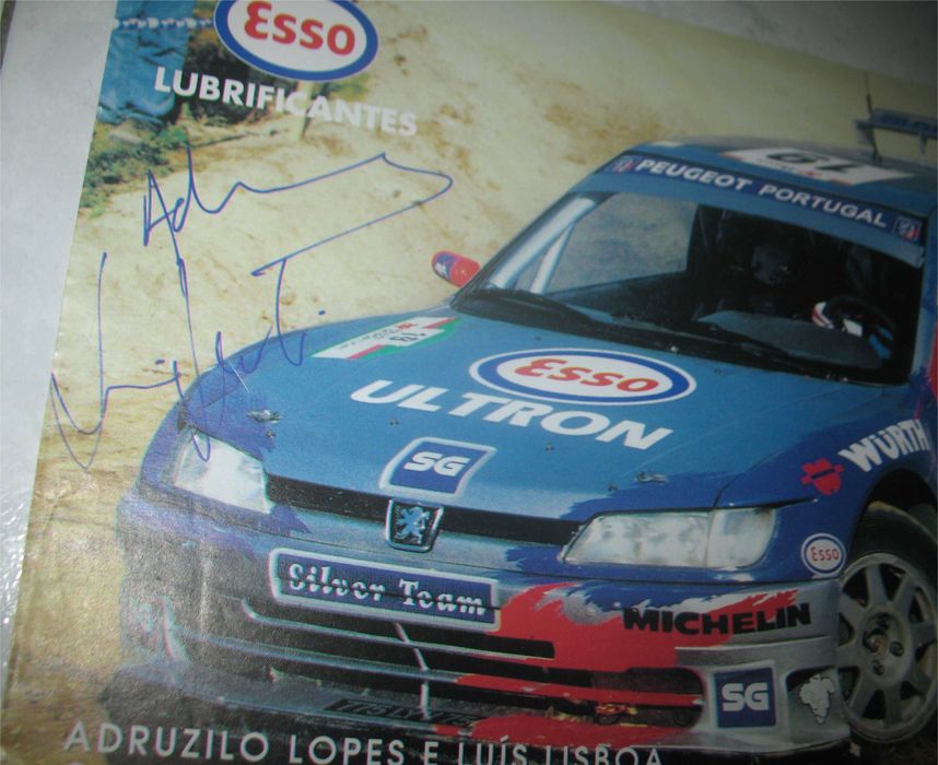 Poster - Peugeot 306 Maxi - Campeão Nacional 1998 - Adruzilo Lopes
