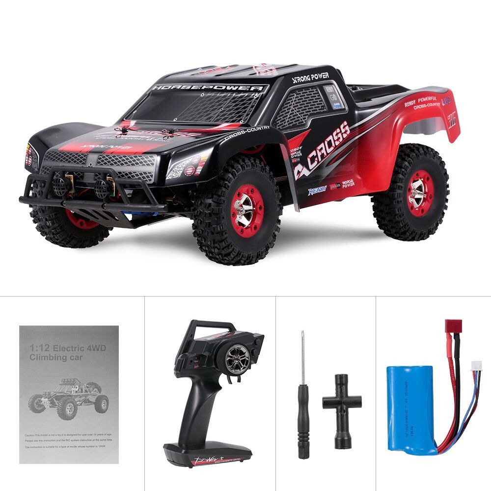 Carro RC 1/12 4WD Wltoys 50km/h - 12423