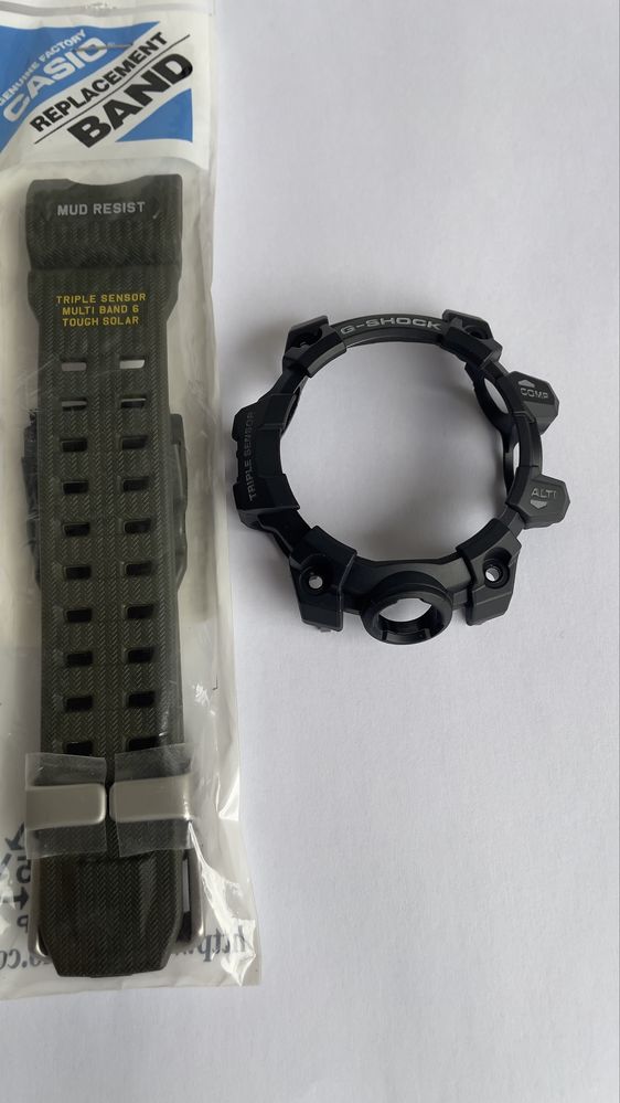 Casio G Shock GWG 1000 1A3 cały komplet pasek plus bezel. Nowy