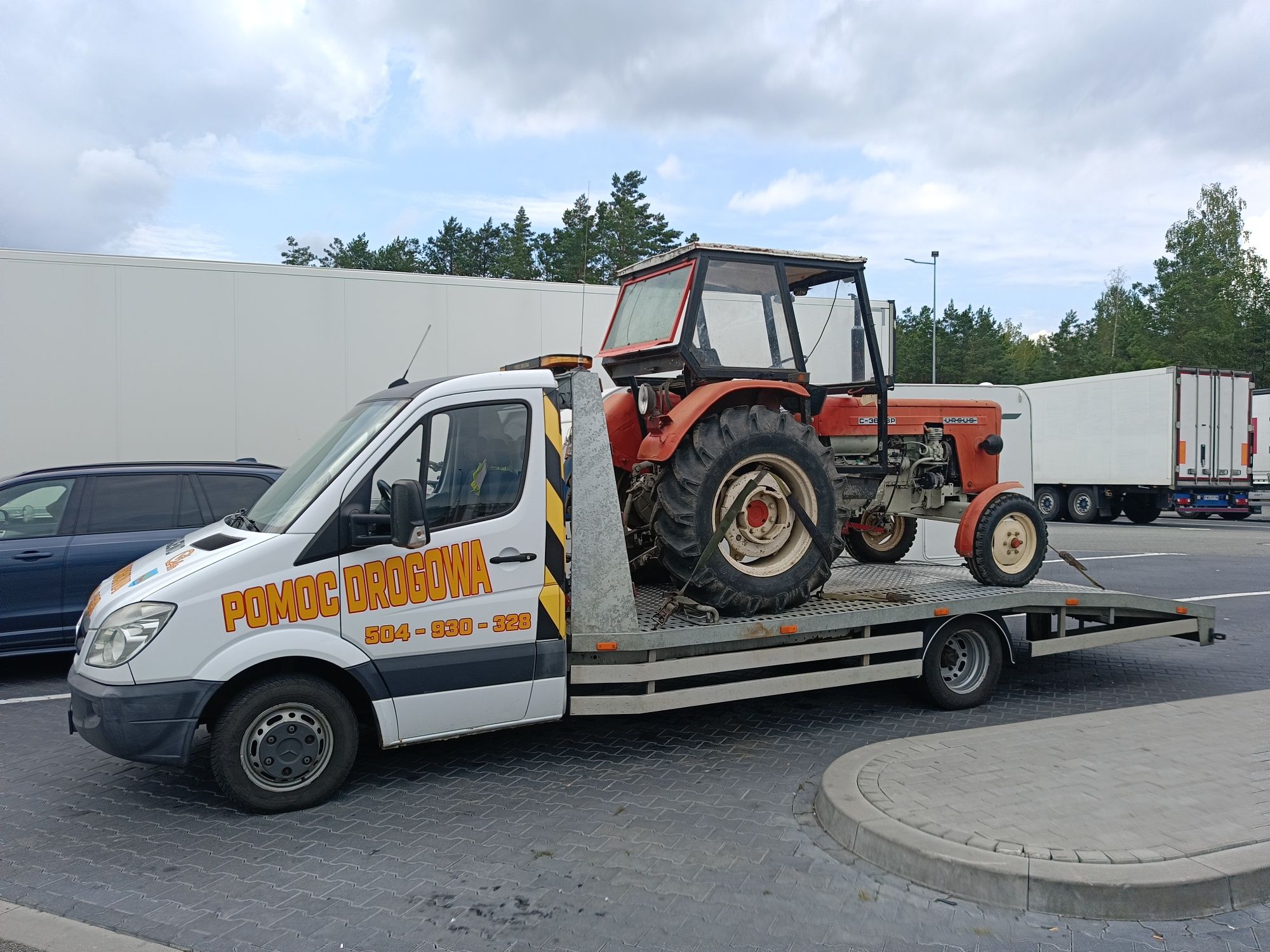 Pomoc Drogowa 24 h Grajewo Transport Maszyn