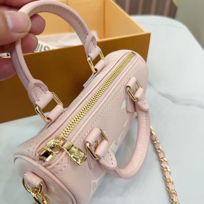Сумка Louis Vuitton Nano Speedy рожевa