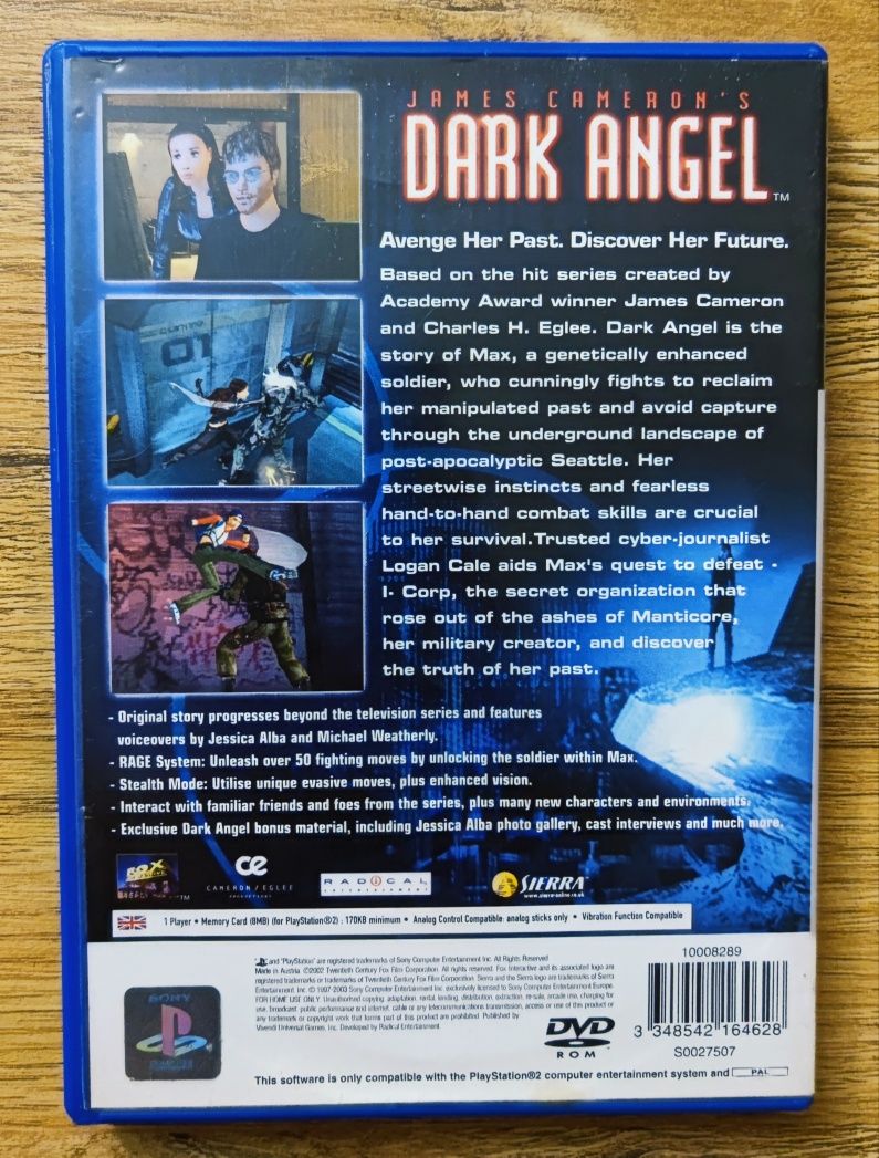 Dark Angel PlayStation 2 PS2