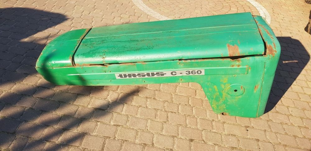 Ursus C-360, C-355 Maska silnika z siatką