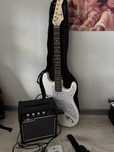 gitara elektryczna gear4music biała