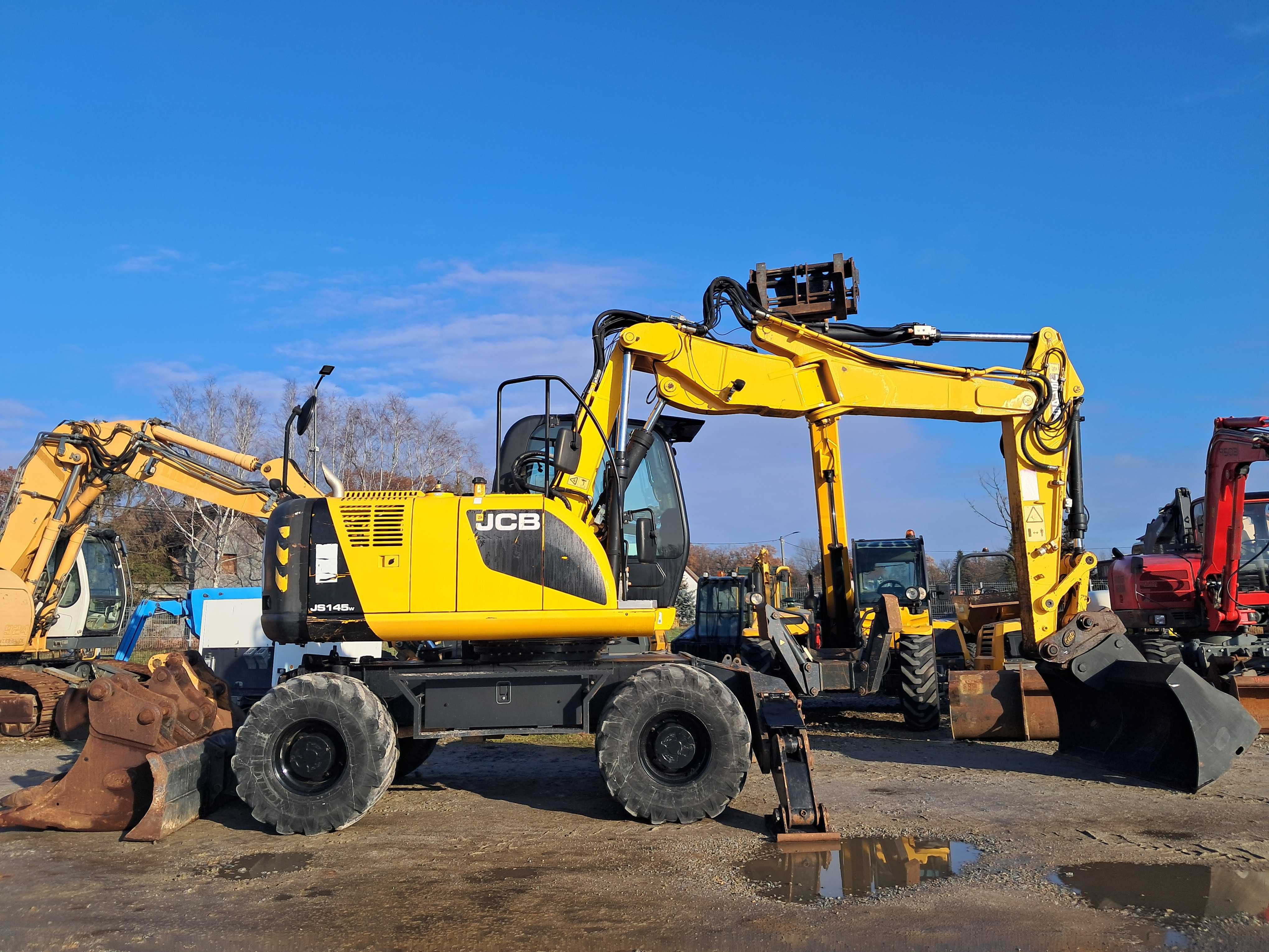 Koparka Kołowa JCB JS 145 / 16t! / 13r! / JS 160 liebherr 314 316