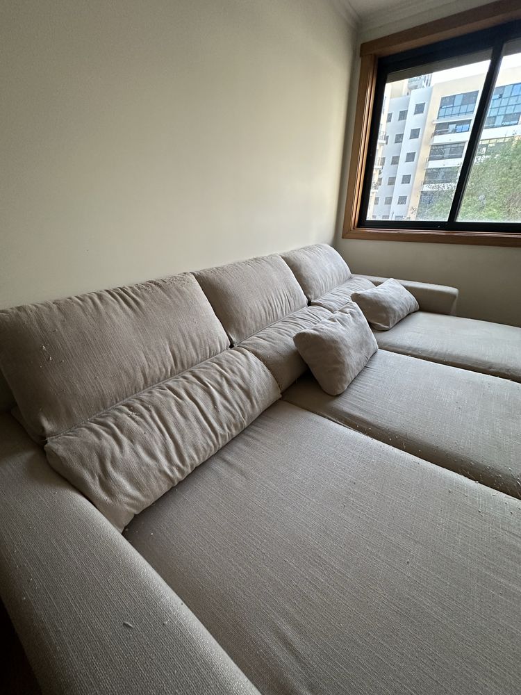 Sofá Ikea 3 lugares (cama) chaise longue usado 230€