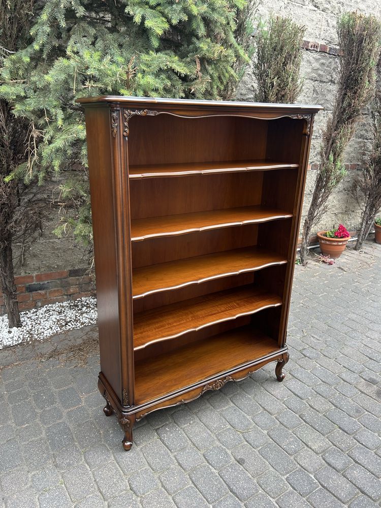 Stylowy Regał Ludwikowski Warrings Biblioteka Kredens Po Renowacji