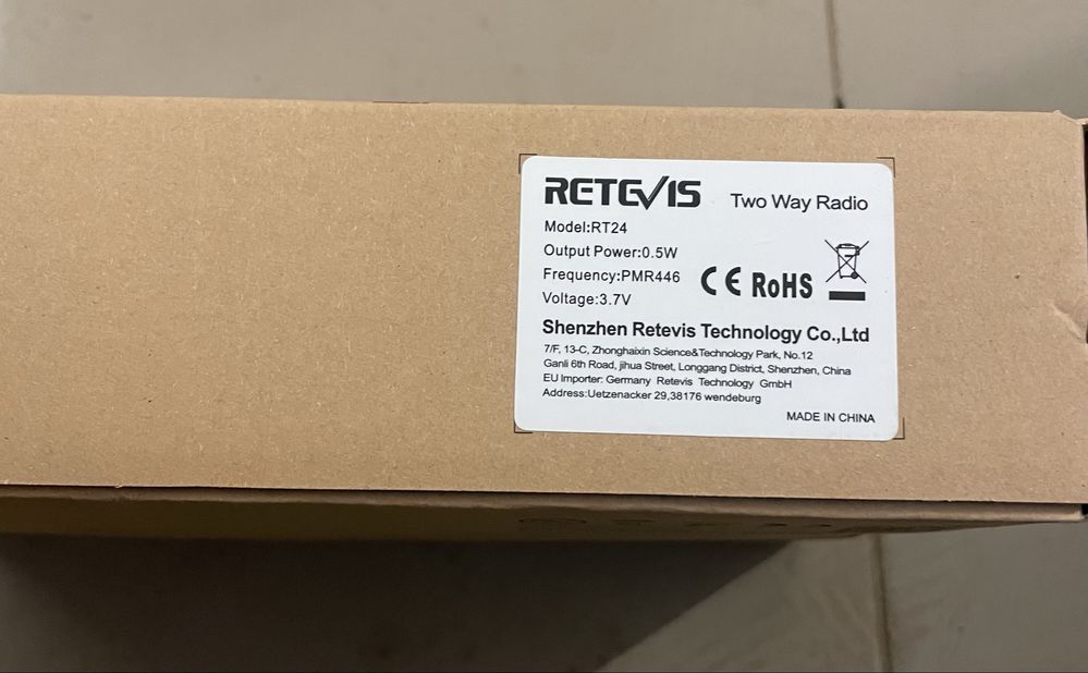 Рація Retevis rt 24 TWO