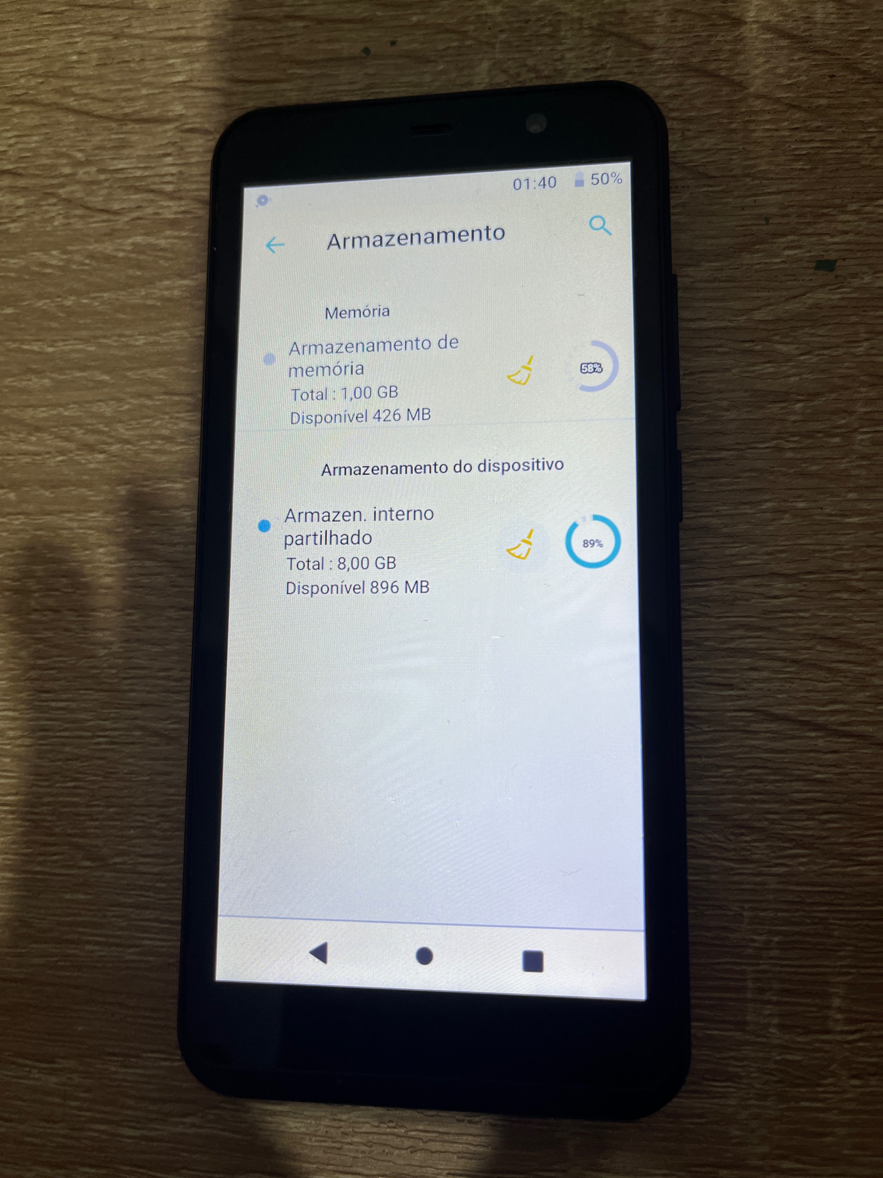 Telemóvel Android Alcatel S32 Preto