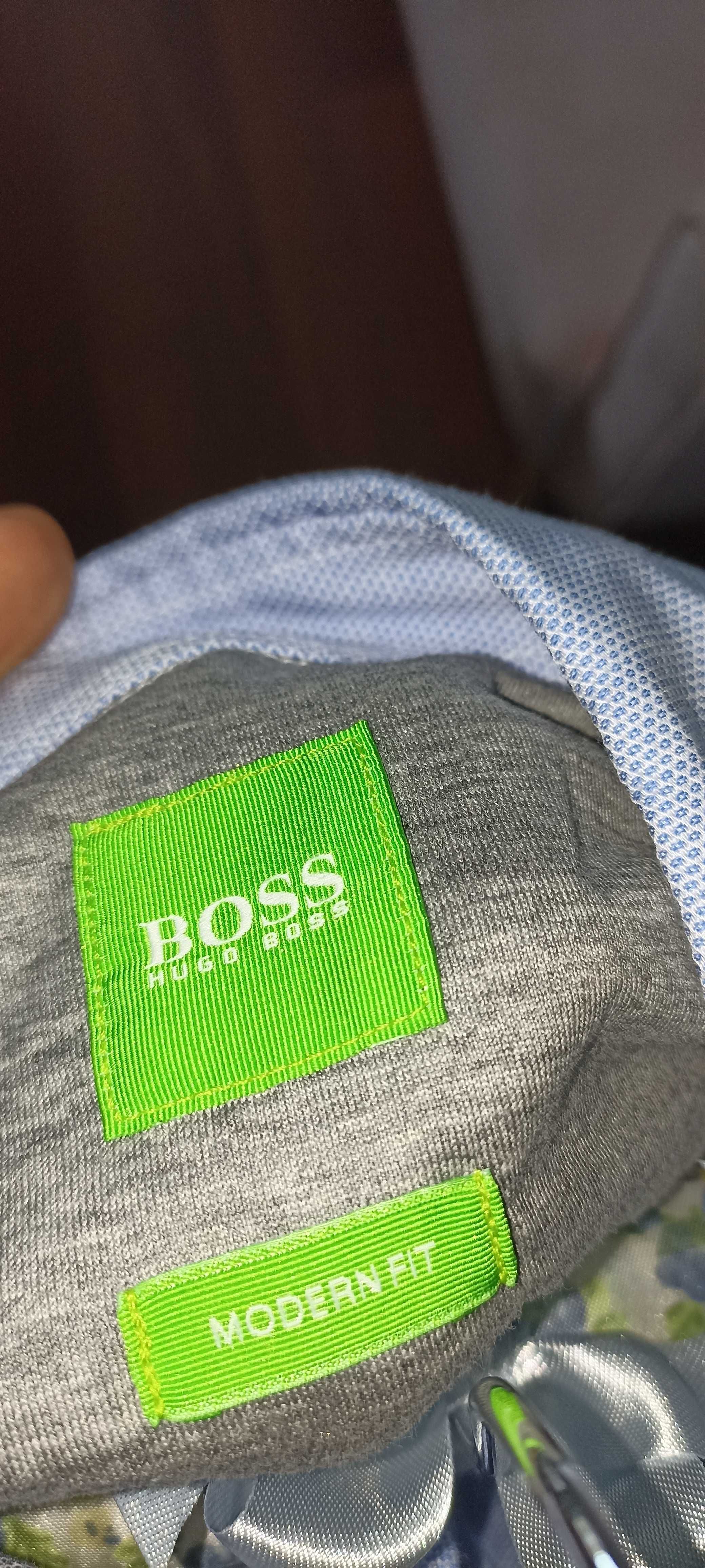 Elegancka koszula w kropki. Męska koszula Hugo Boss. M