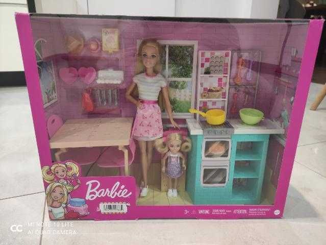 Sprzedam zestaw lalka barbie kuchnia